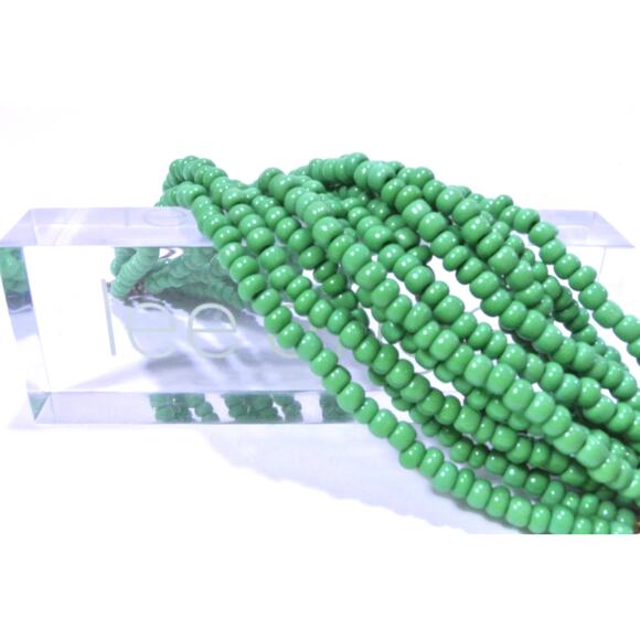 Neiman Marcus Lee Angel Womens Green Sead Bead Layer Clasp Bracelet NWT 298 - Picture 6 of 6